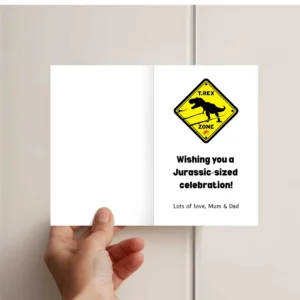 Dinosaur Birthday Card - view 10