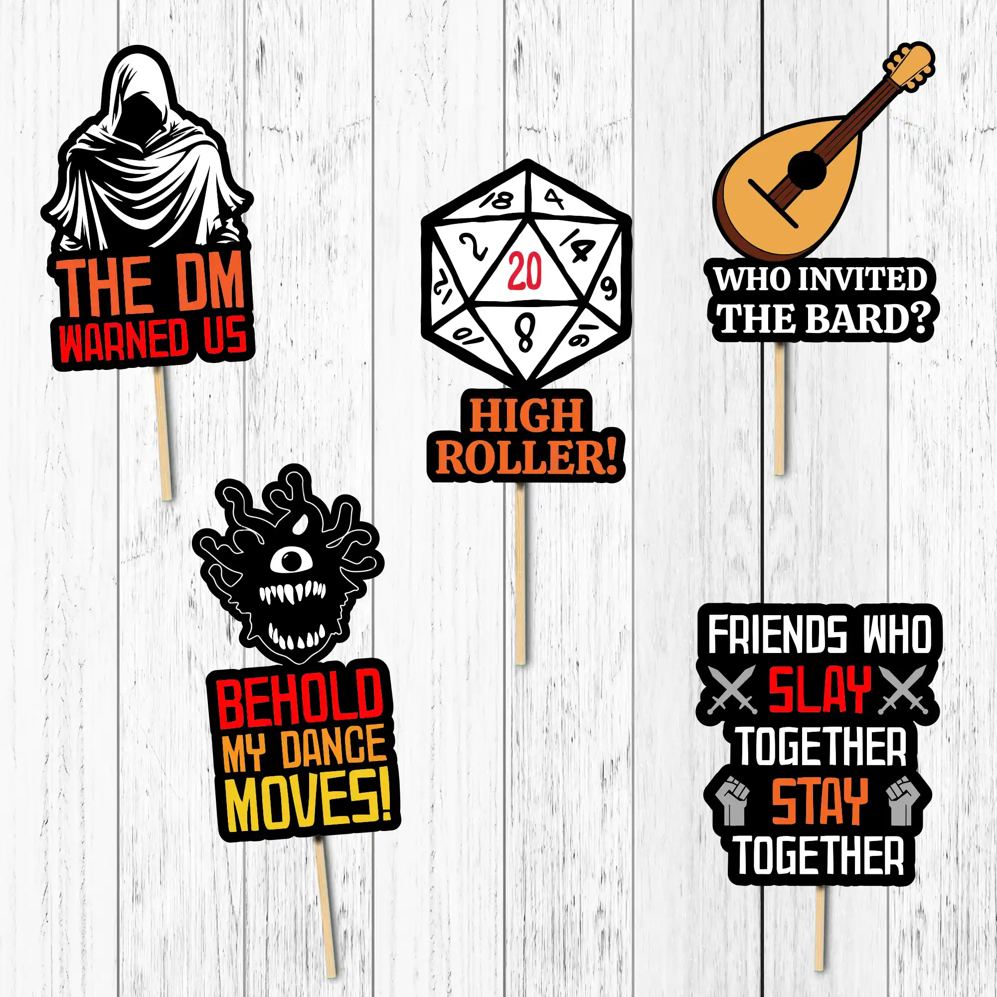 Dungeons and Dragons Party Printables - view 5