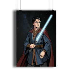Harry Potter Jedi Wall Art