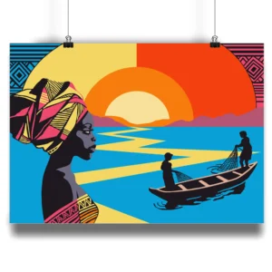 Lake Malawi Wall Art – Pop Art Print