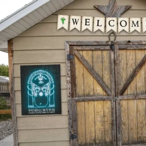Lord Of The Rings Party Sign