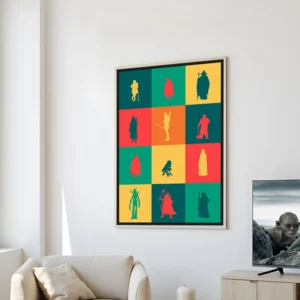 Lord Of The Rings Wall Art – Pop Art Print - view 2