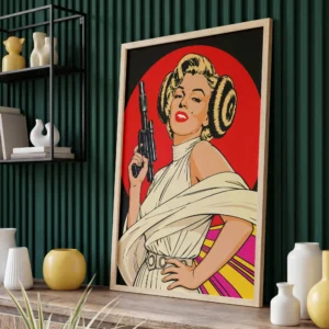 Marilyn Monroe as Princess Leia – Wall Art - view 6