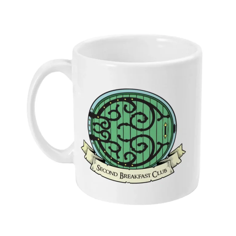 Second Breakfast Club Hobbit Mug