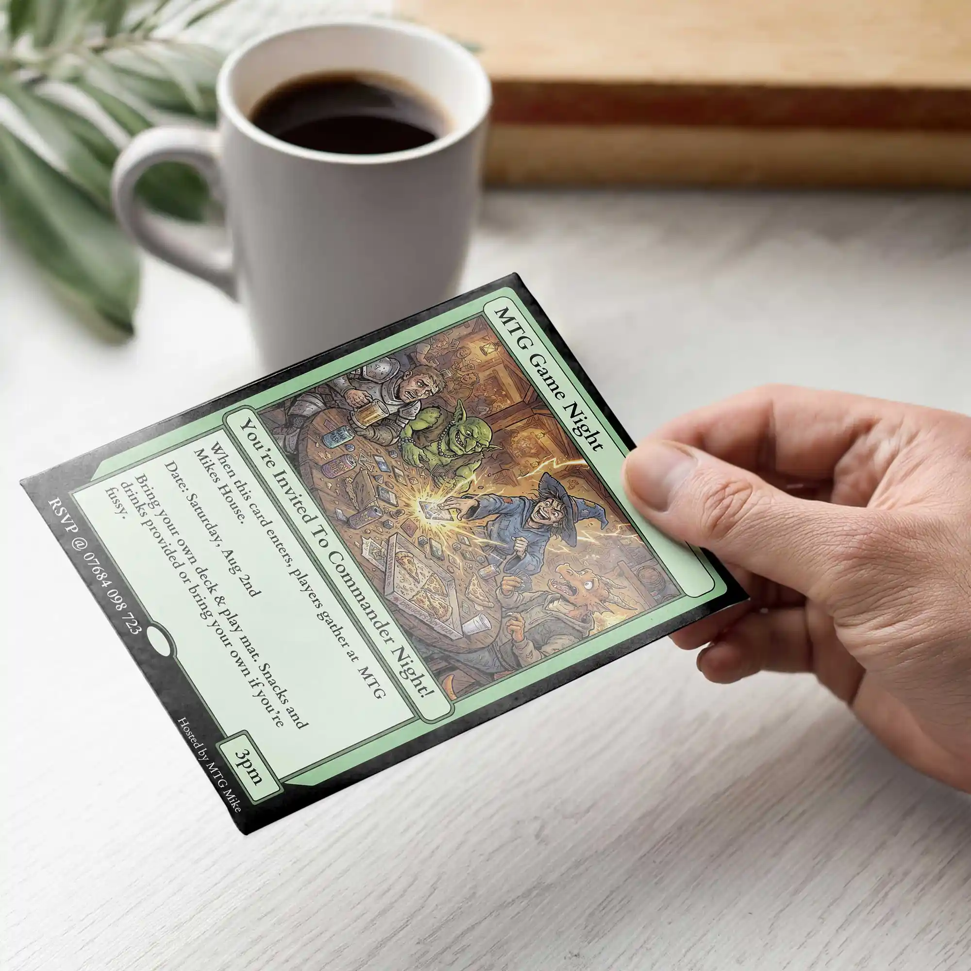 MTG Game Night Party Invitation - view 9