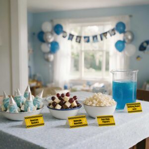 Science Party Food Labels