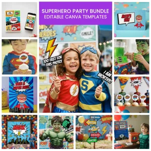 superhero party bundle