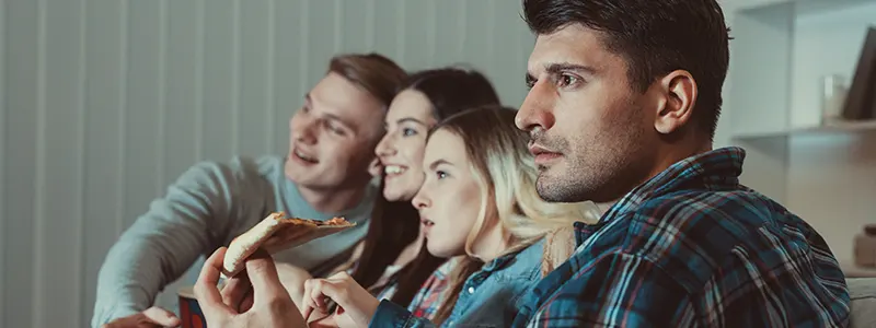 Anime Watch Night pizza
