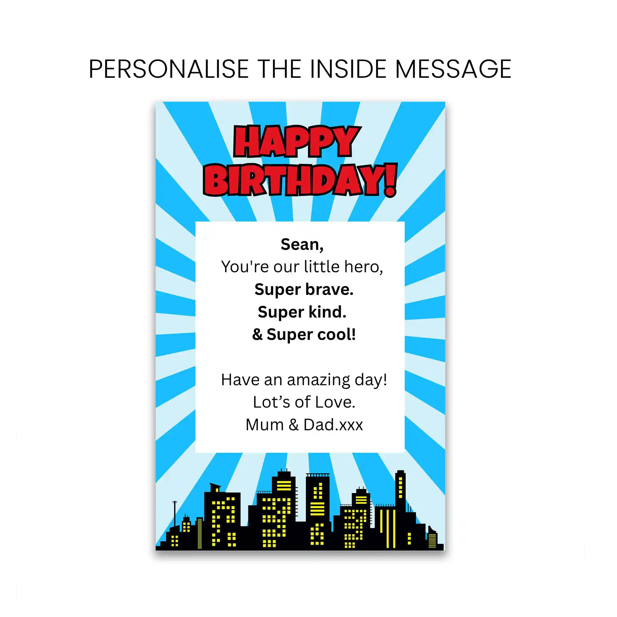 Superhero Birthday Card – photo 11