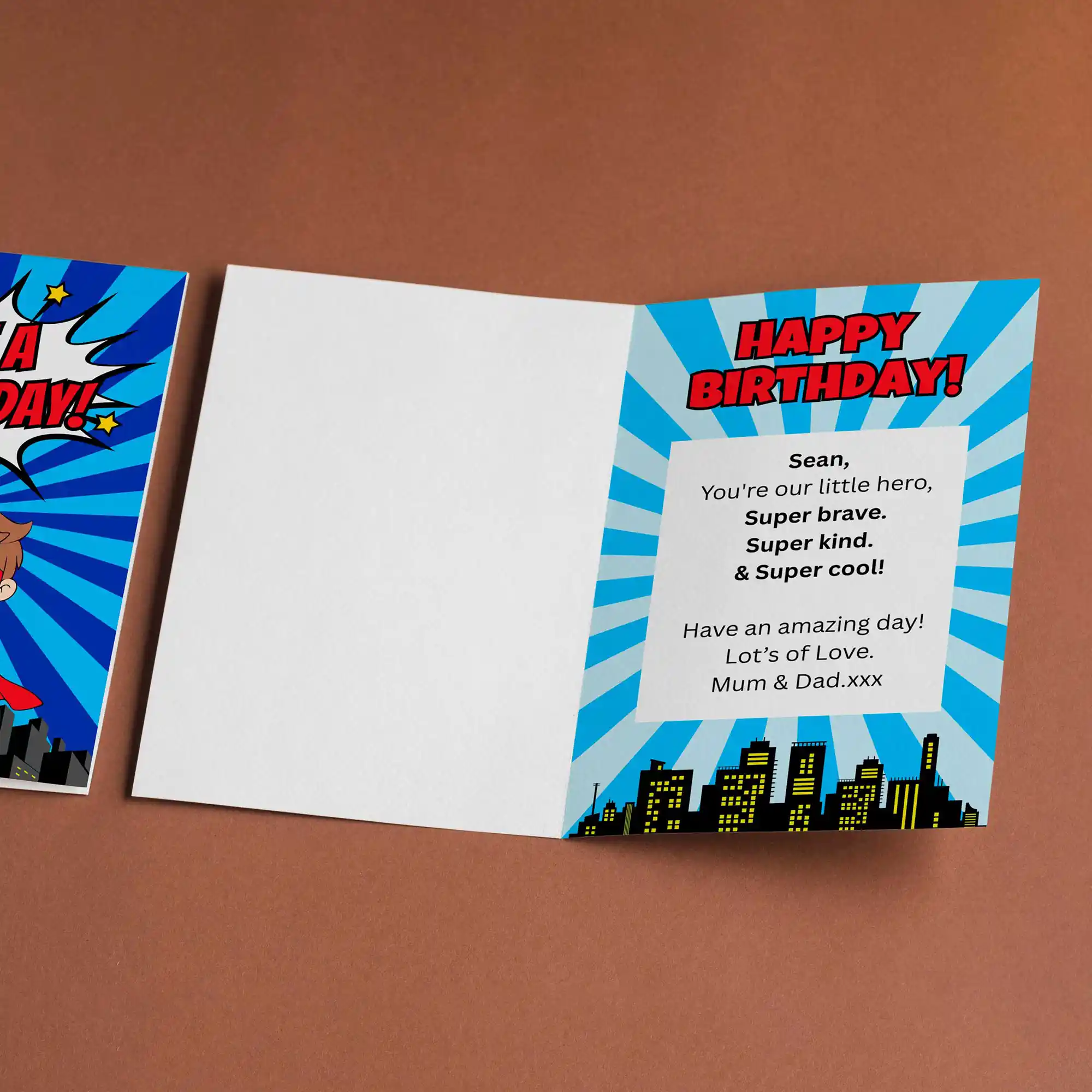 Superhero Birthday Card – photo 3