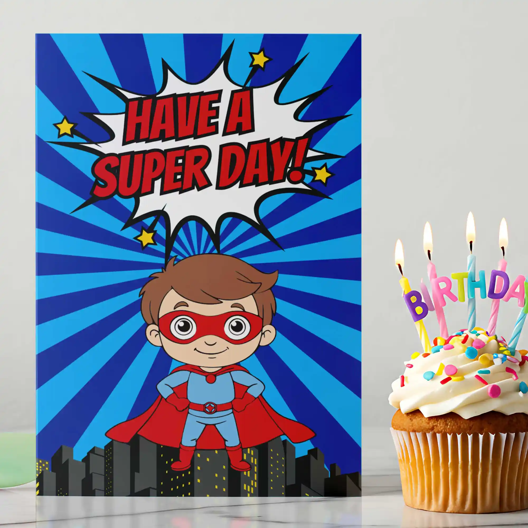 Superhero Birthday Card – photo 2