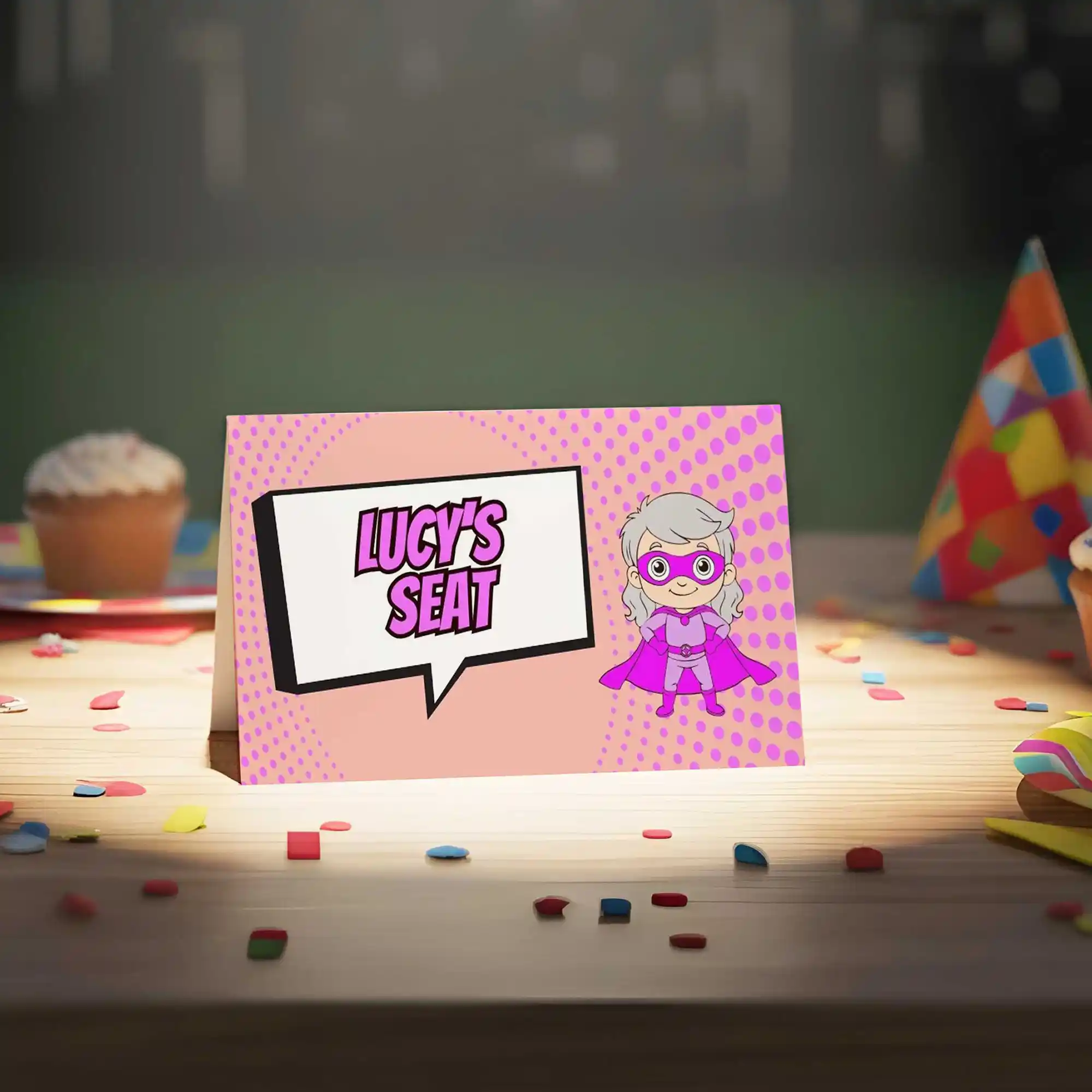 Superhero Place Name Cards - Image 5