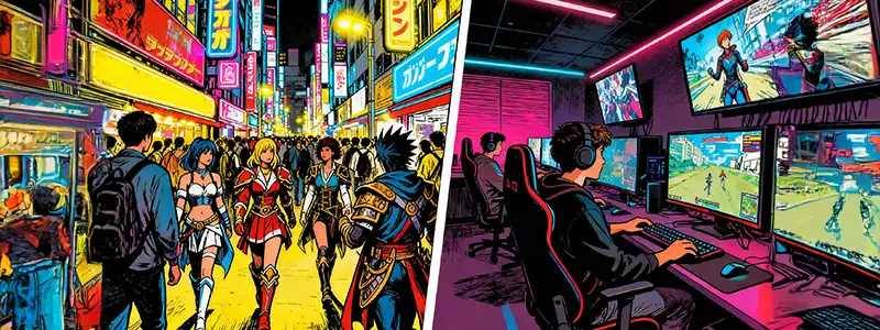 geek culture - japan - gaming
